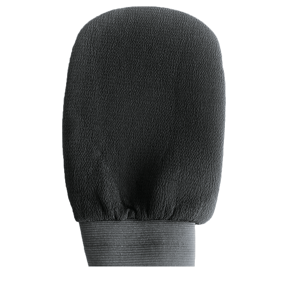 Doppelhandschuh Peeling/Mousse Auftragung