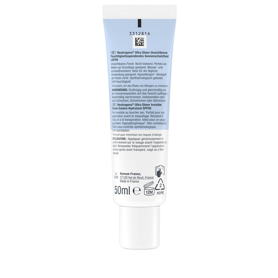Fluide solaire ultra léger hydratant