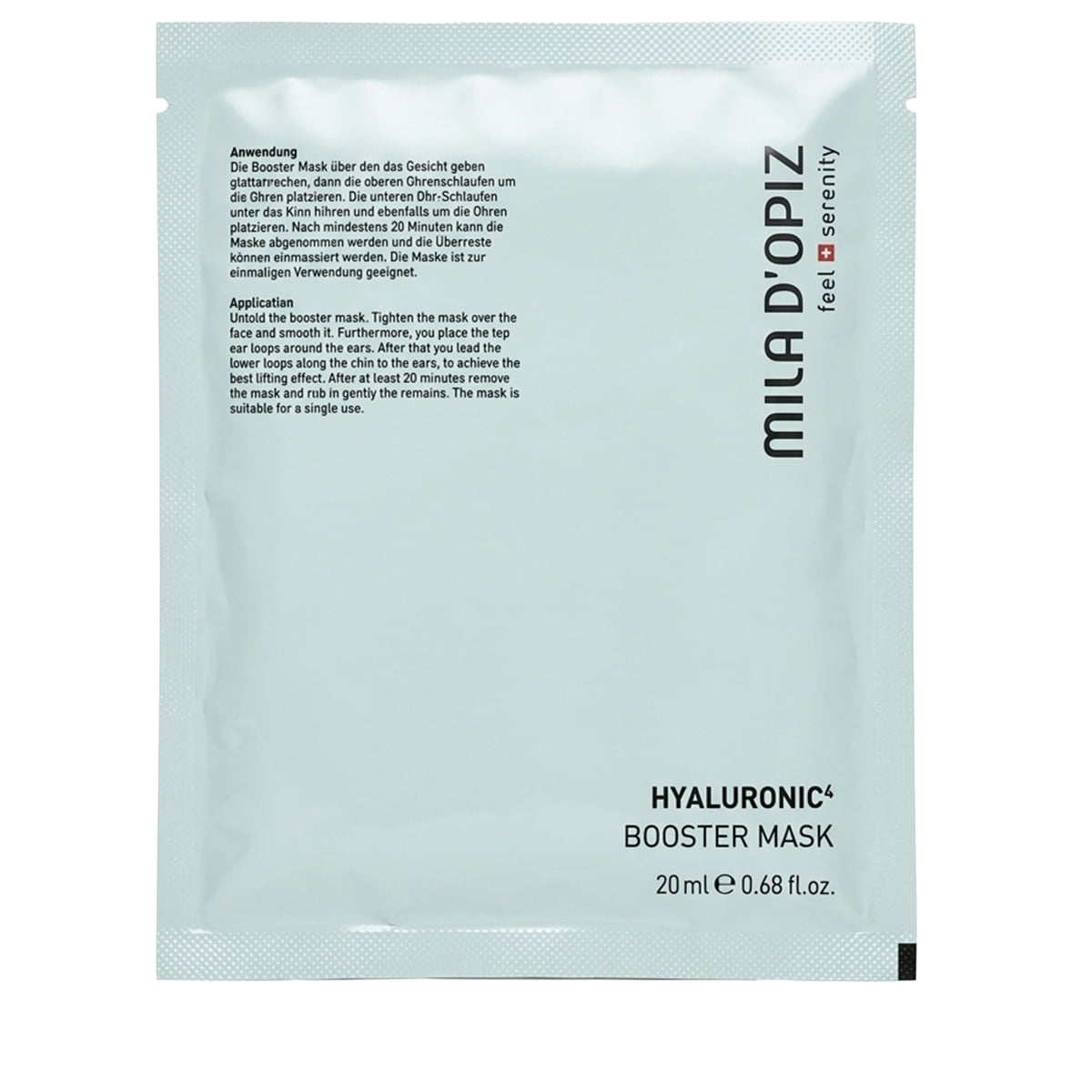 Hyaluronic⁴ Booster Mask