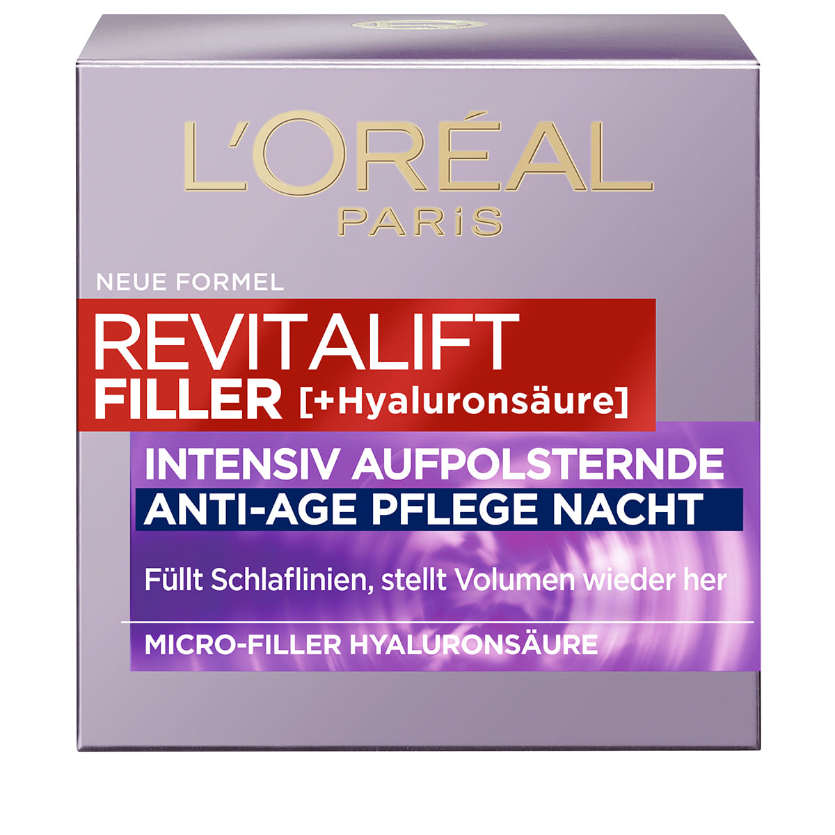 Filler (+Acide Hyaluronique) Soin Anti-Âge Nuit Repulpant Intensif