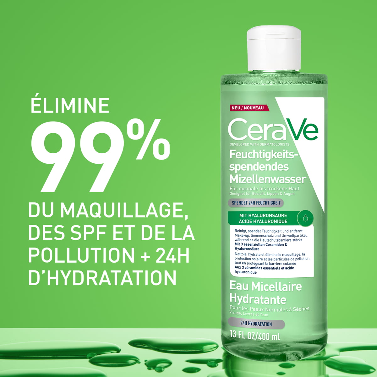 Eau micellaire hydratante