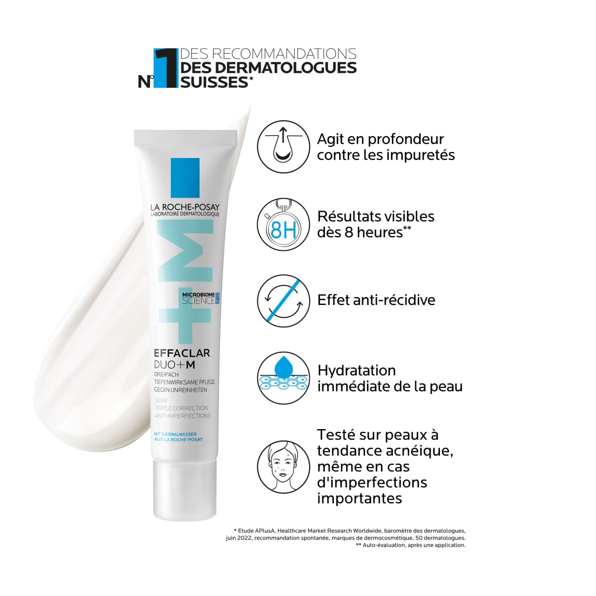 Duo+M - Crème contre les boutons et les points noirs