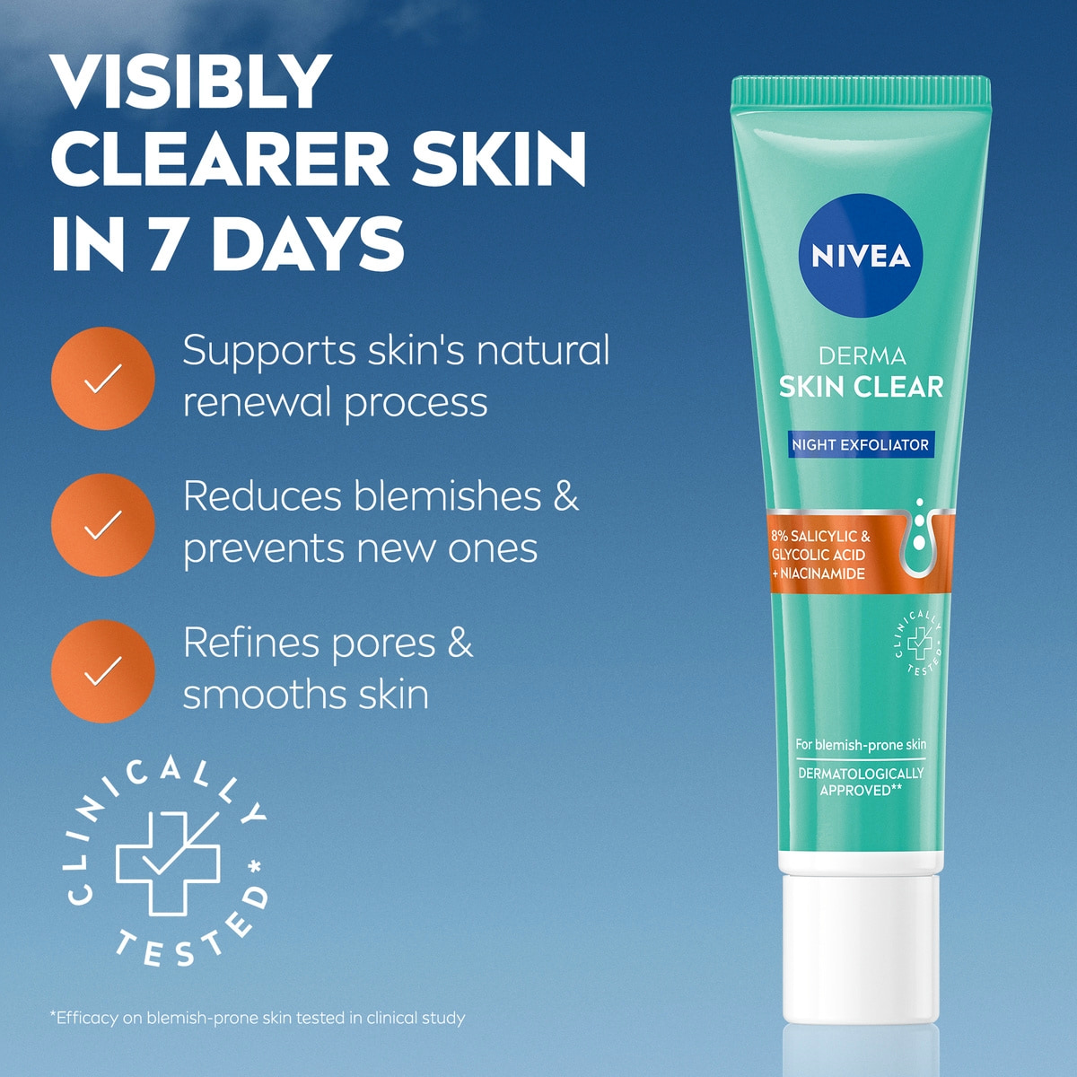 Derma Skin Clear Night Peeling Serum