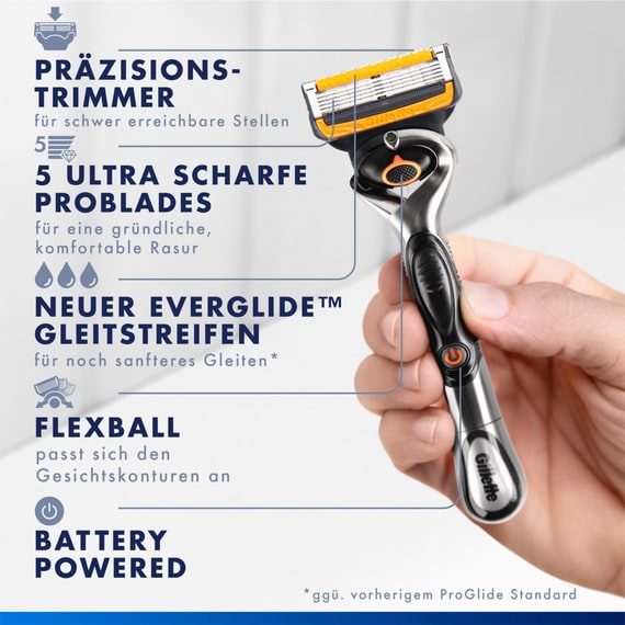 Flexball Power Rasierapparat mit 1 Klinge