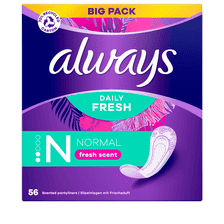 Slipeinlagen Normal Fresh Scent Big Pack - 56 Stk.