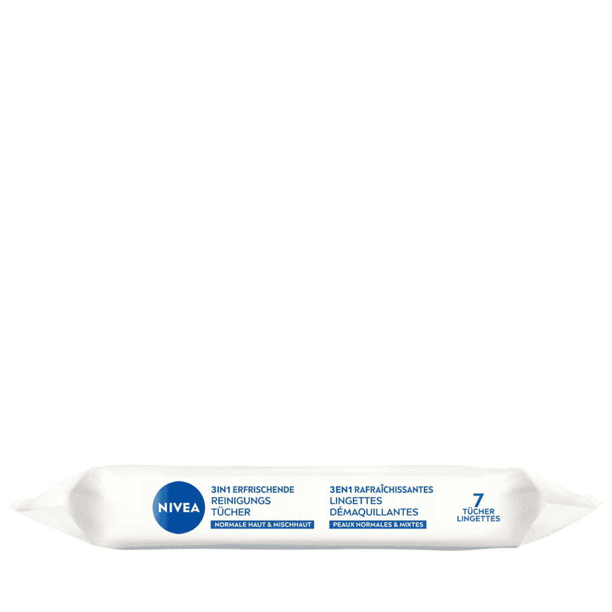 3en1 Rafraîchissantes Lingettes Démaquillantes - 7 Pcs.