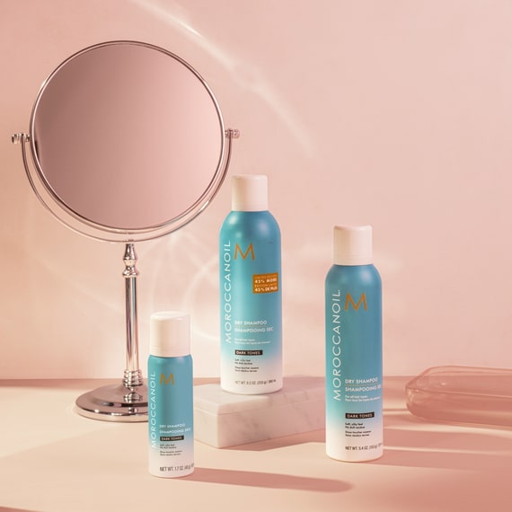 Shampoo secco per capelli chiari