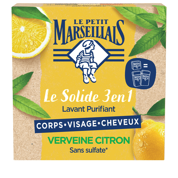 Cube de Douche 3 en 1 Erveine & Citron