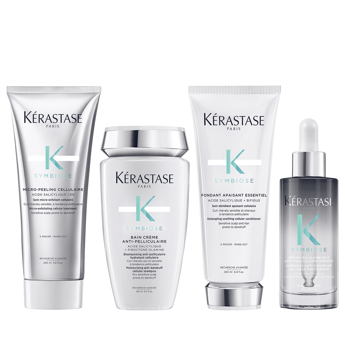 Routine trockene Kopfhaut