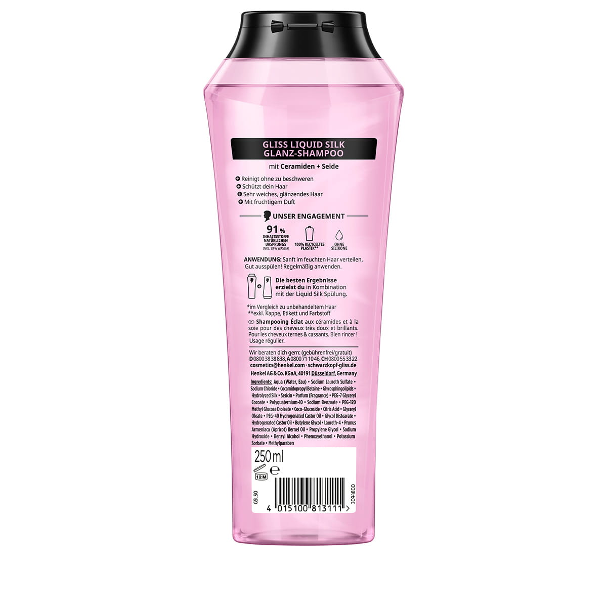 Shampoo Liquid Silk without silicones