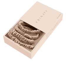 Set De Scrunch En Soie Skinny - Champagne