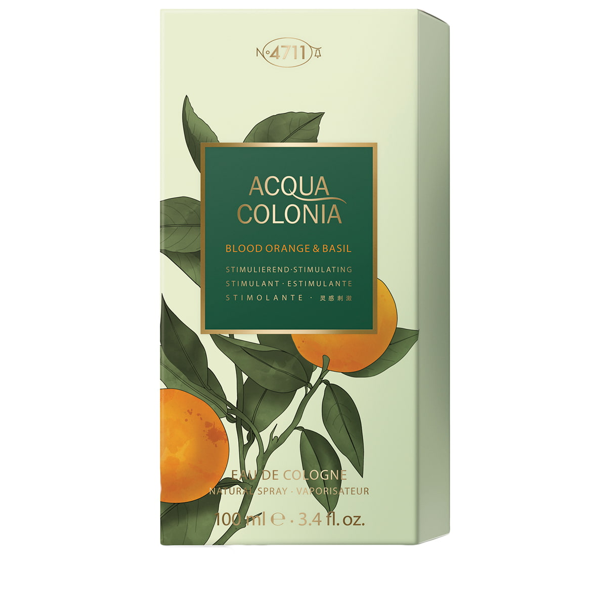 Eau de Cologne Splash & Spray Stimulating - Blood Orange & Basil