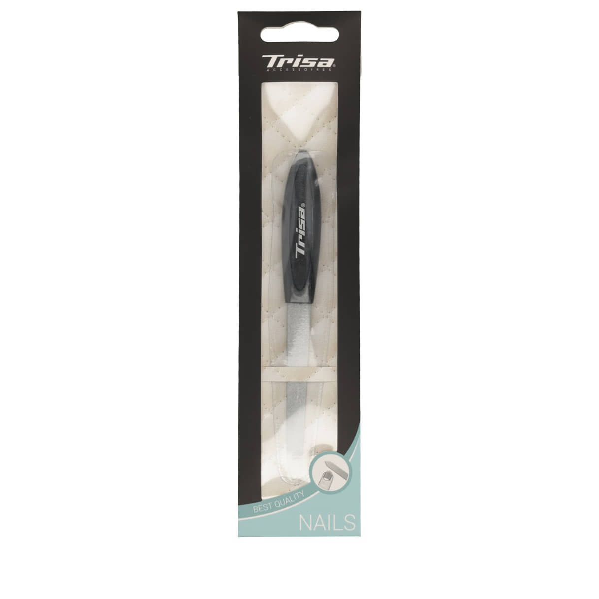 Courte lime à ongles en métal Saphir 14 cm