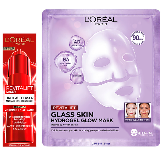 Melasyl + Glass Skin Hydrogel Mask