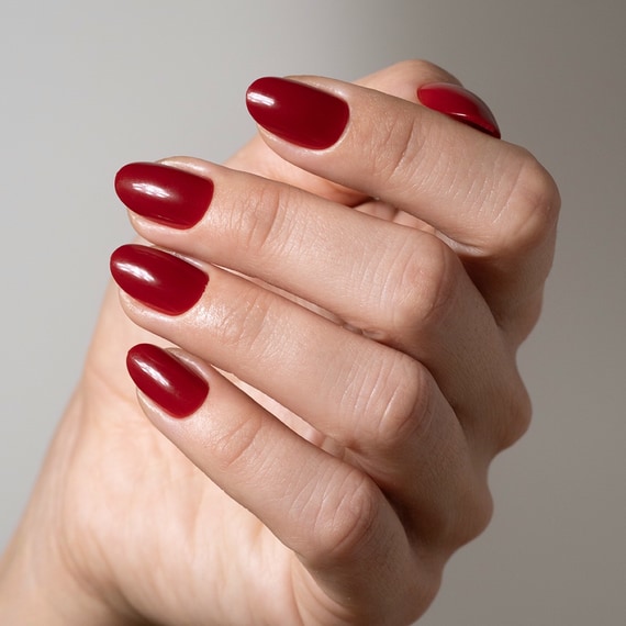 Paris Je T'aime Press On Nails Short Round