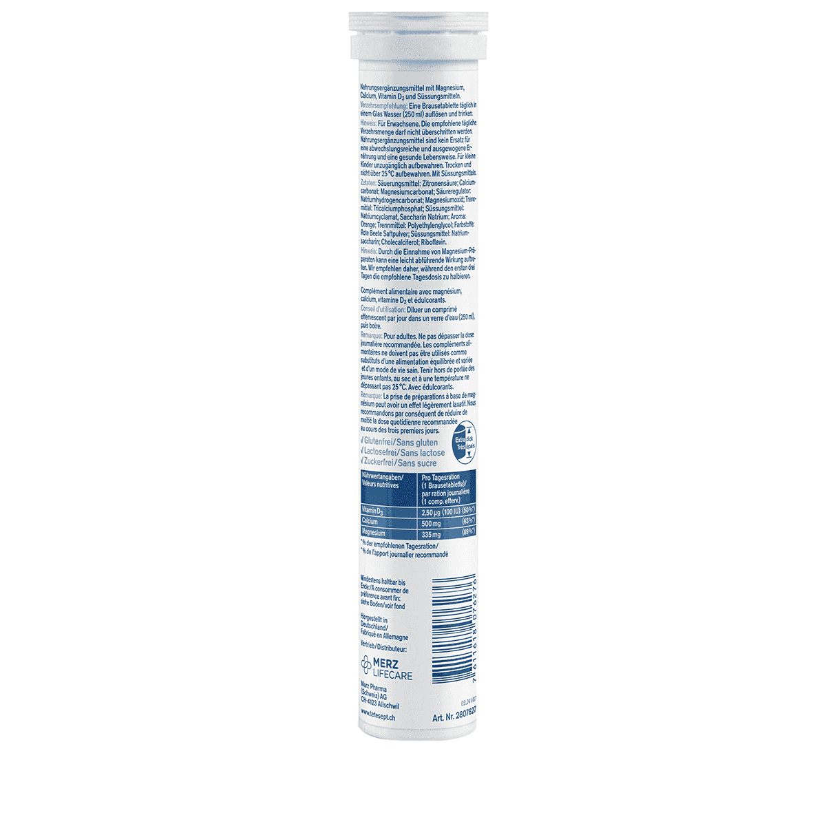 Magnesium 335 Calcium + D3 - 17 Brausetabletten