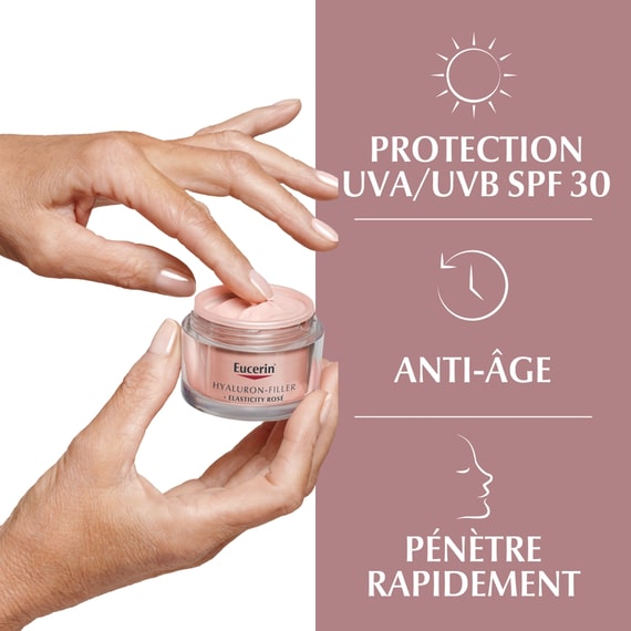 Soin de jour Elasticity Rose SPF 30