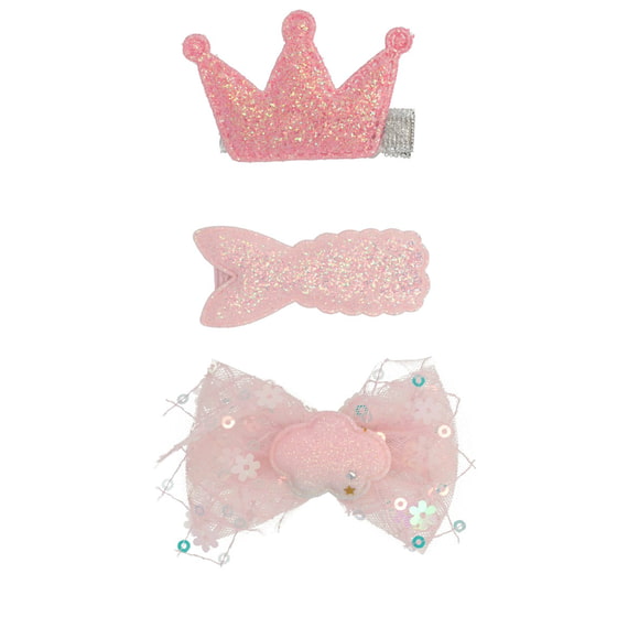 Set De 3 Clips À Becs – Rose