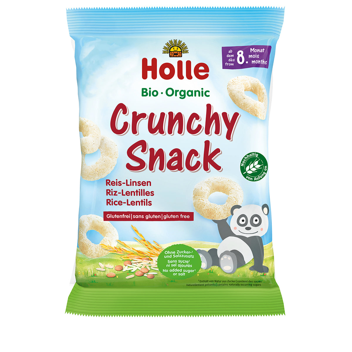 Bio-Crunchy Snack Reis Linsen