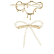 Clip & Barrette With Pearls