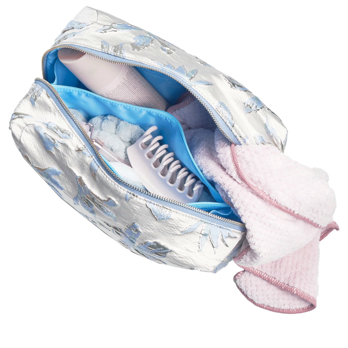 Trousse De Maquillage - Blue Brocade