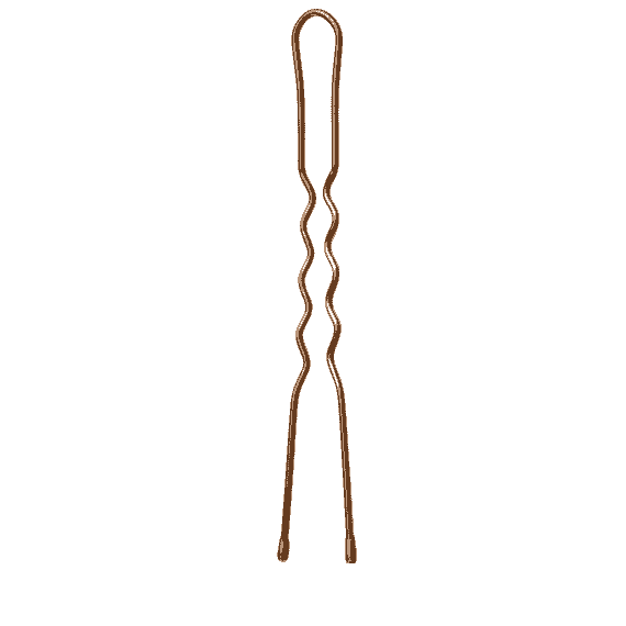 Wavy Hairpins, U-Shaped With Epoxy Drops, 60 mm, 50 Pcs.
