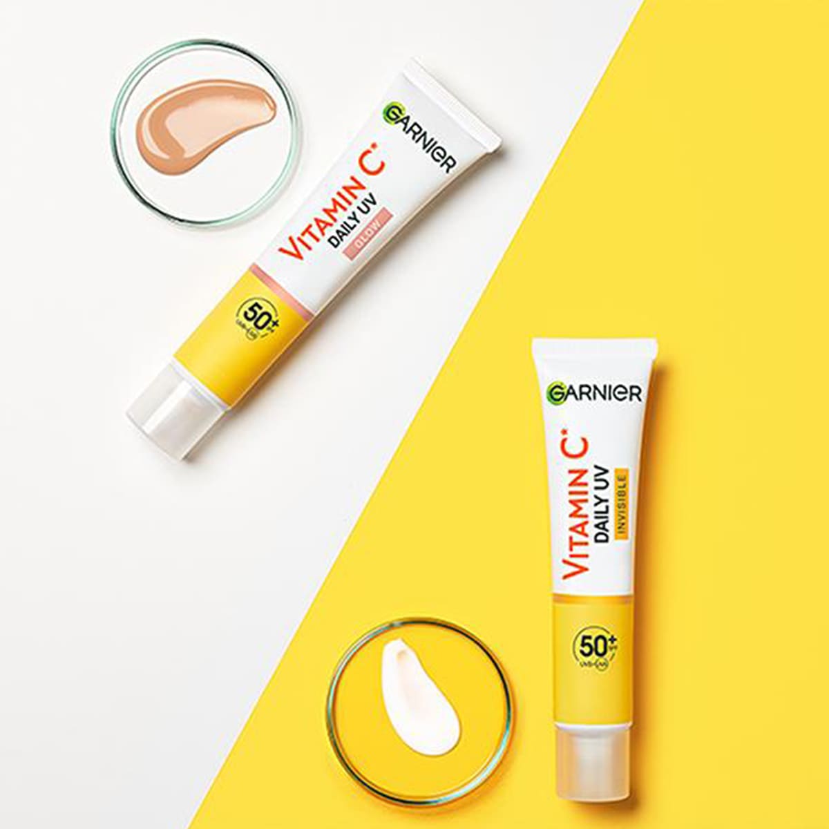 Vitamine C Fluide solaire quotidien Invisible avec SPF 50+