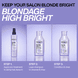 Conditioner pour un blond brillant