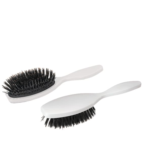 Spazzola per Capelli Basic Brilliance & Shine - rotondo Spazzola in Setole di Cinghiale