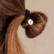 Hair Tie Metal Details 3-pack Black