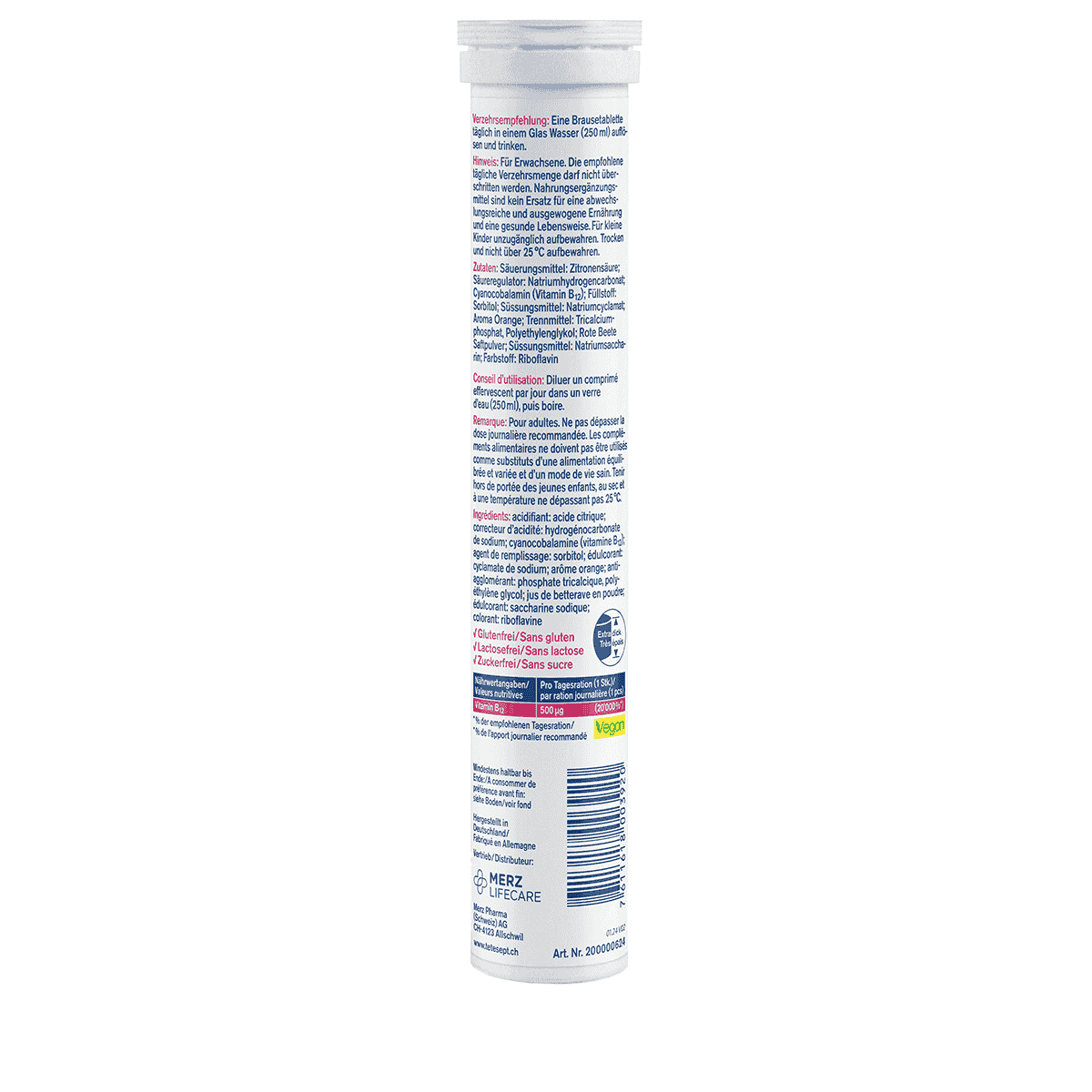 Vitamin B12 – 17 Brausetabletten