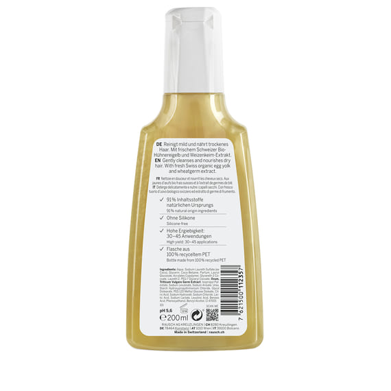 Shampooing Nutritif aux Œufs et à l'Huile