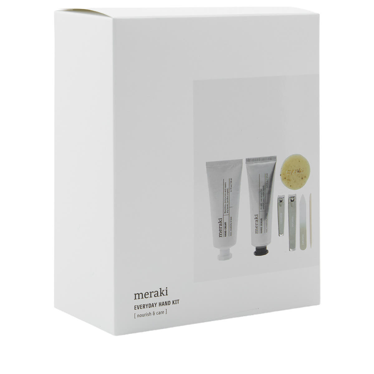 	Confezione regalo Crema mani + Siero mani + Sapone + Set per unghie