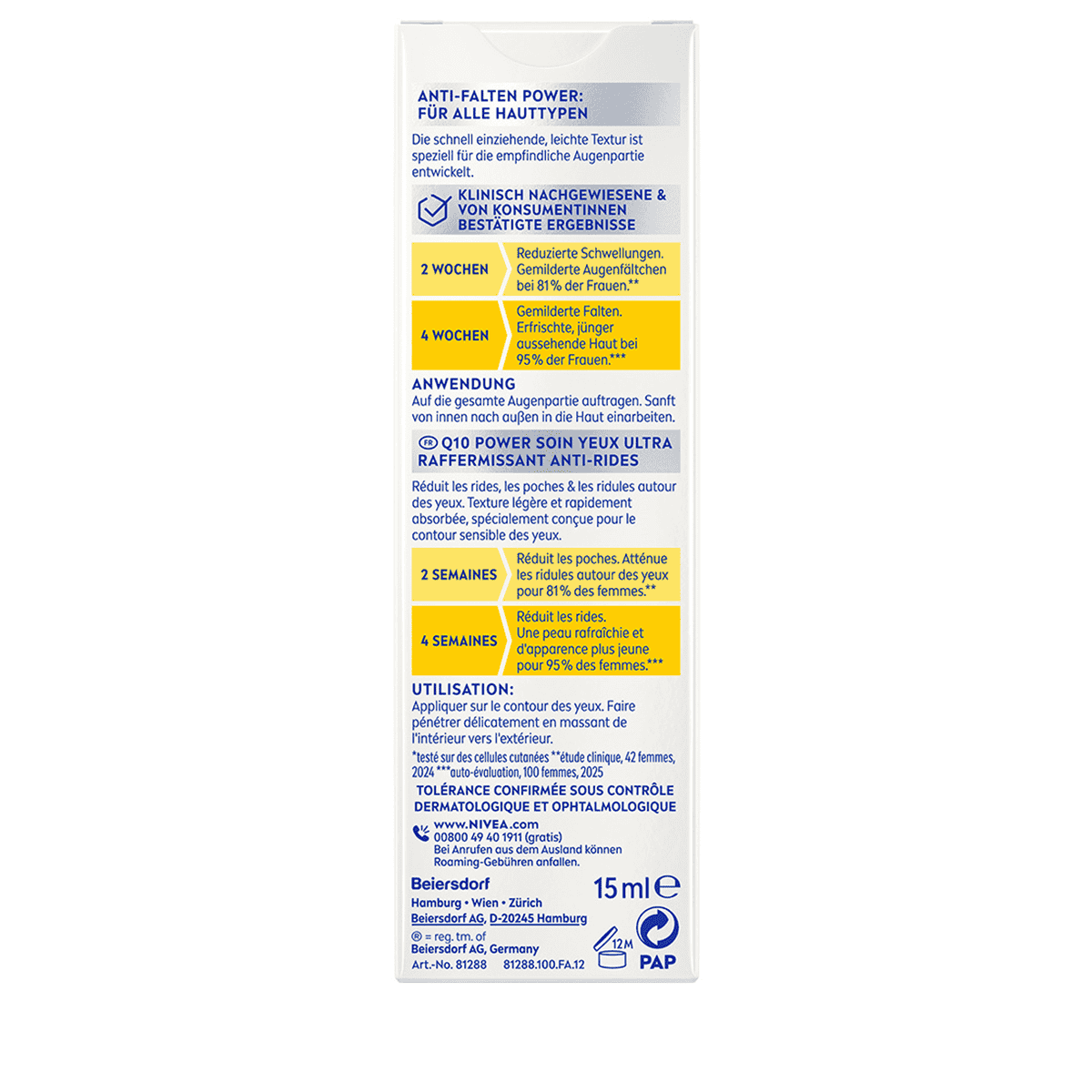 Power Anti-Falten Extra Straffende Augenpflege