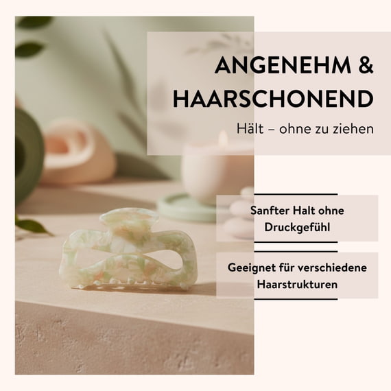 Haarklammer, mehrfarbig, 1Stk.