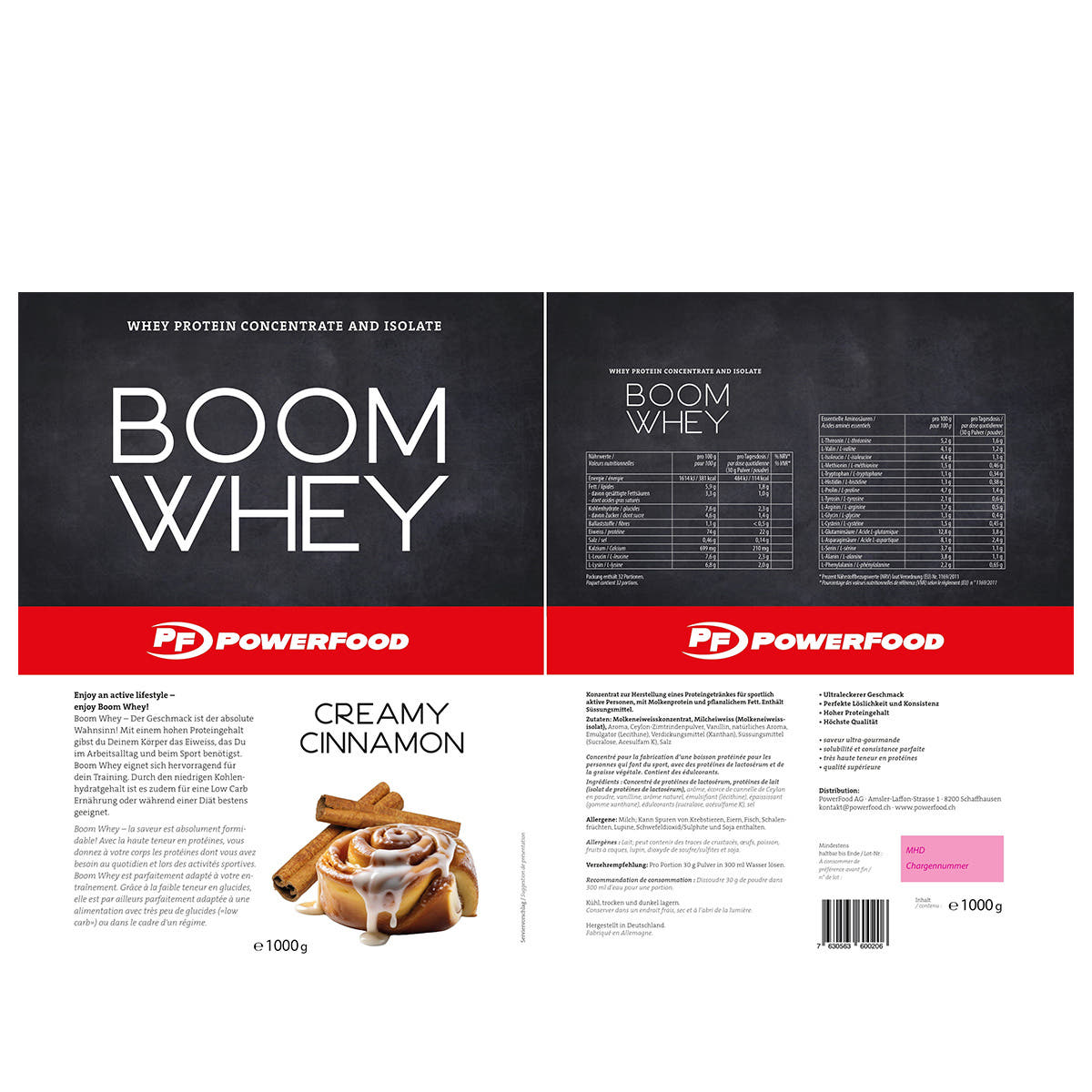 Boom Whey Creamy Cinnamon
