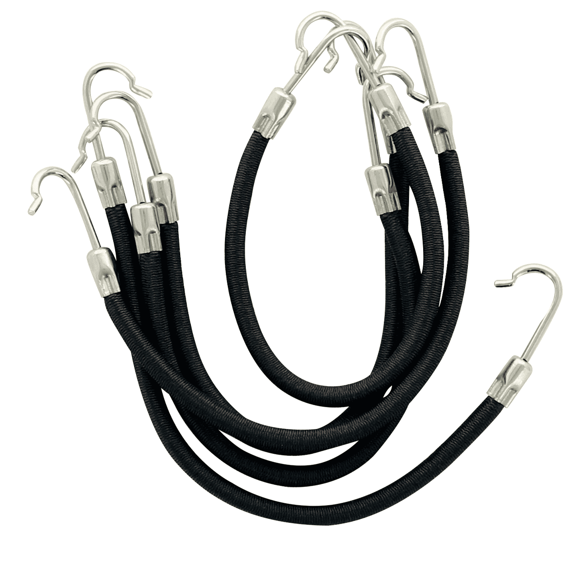 Elastic mit Widerhaken schwarz