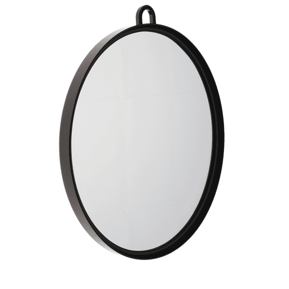 Miroir à main avec support noir