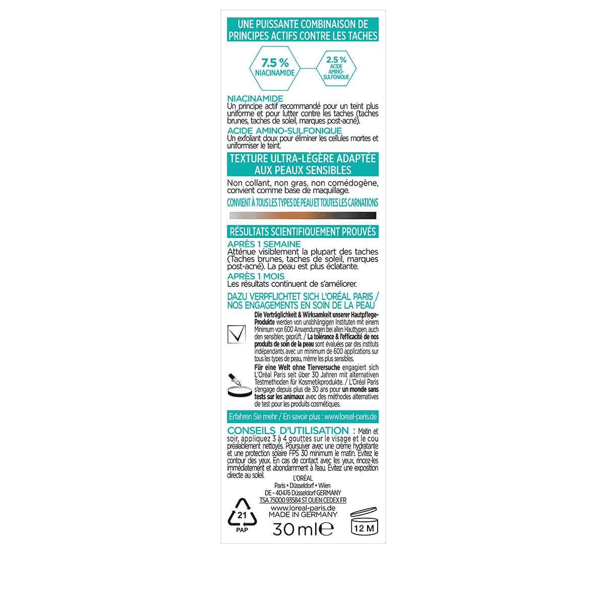 Dark Spot Sérum Niacinamide