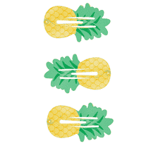 Set Barrettes Clic-Clac - Ananas