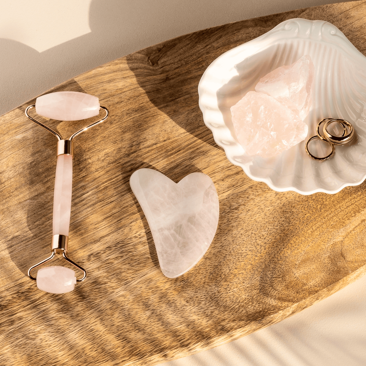 Gua Sha Rose Quartz