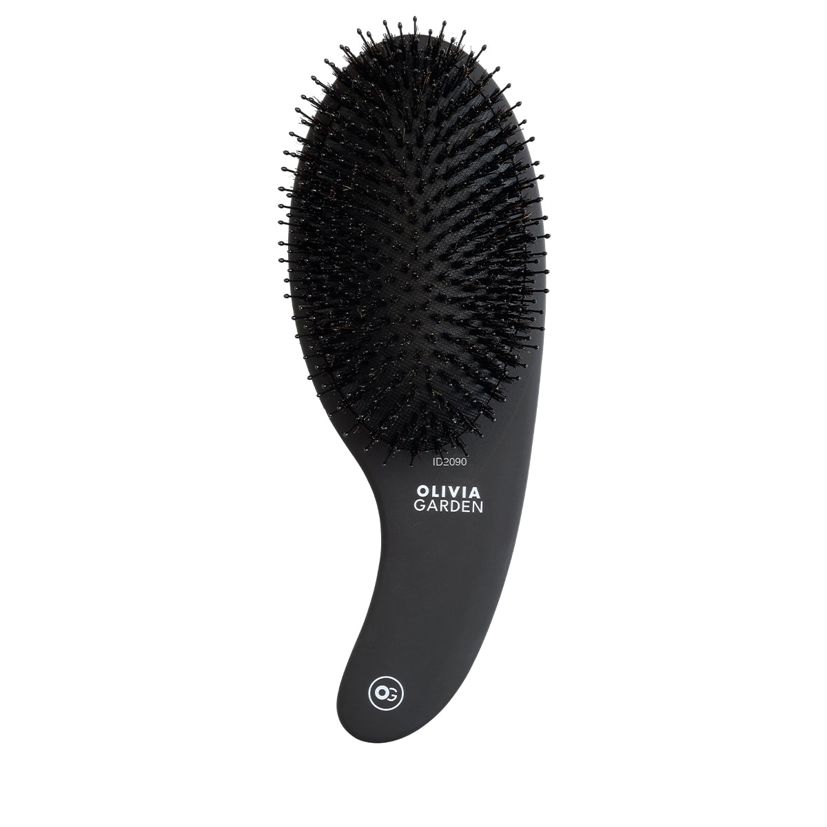 Expert Care Curve Boar&Nylon Bristles Matt Black
