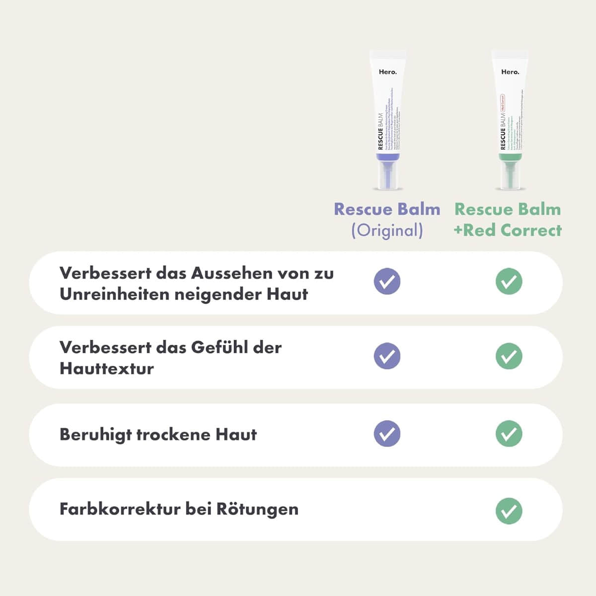 Rescue Balm + Red Correct