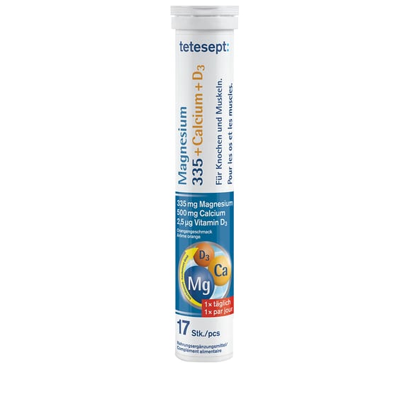 Magnesium 335 Calcium + D3 - 17 Brausetabletten