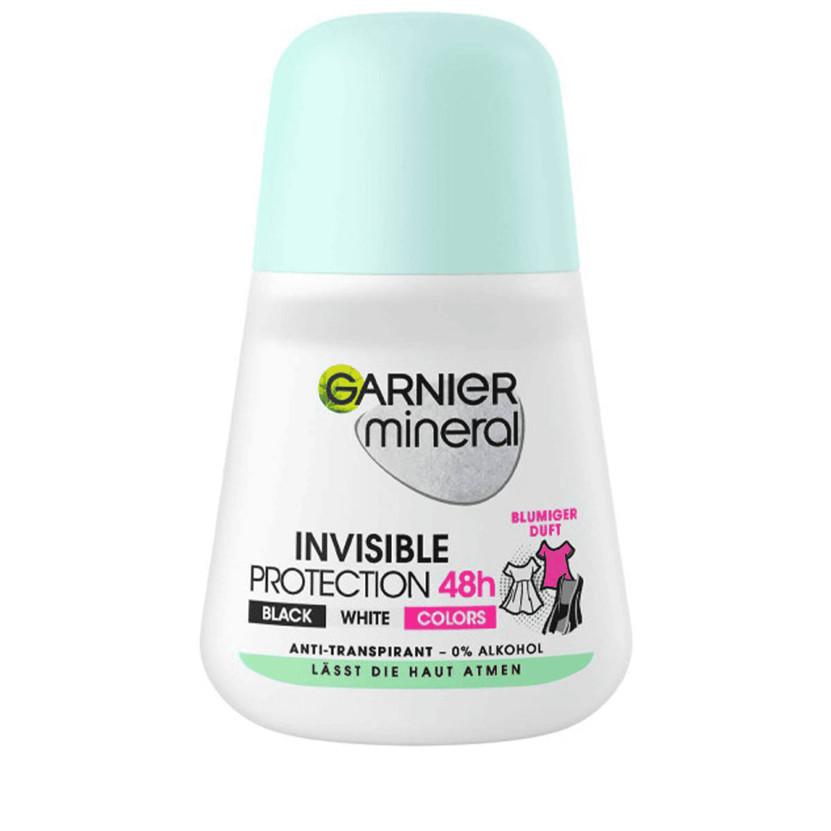 Invisible Black, White & Colors Roll-on Anti-Transpirant