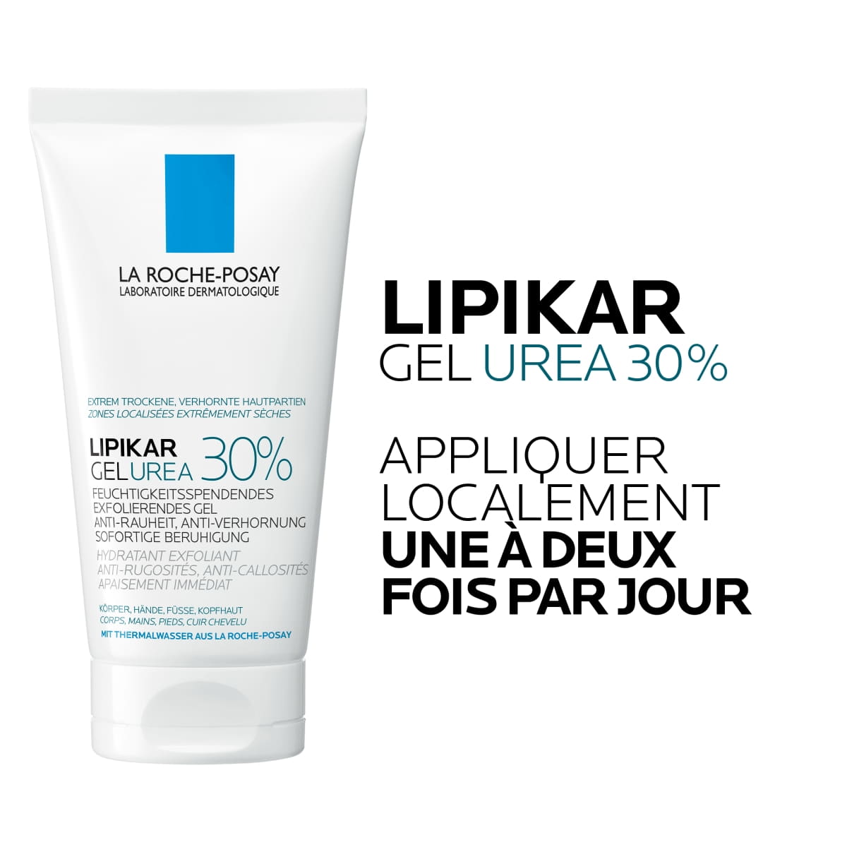 Gel exfoliant hydratant Urea 30%