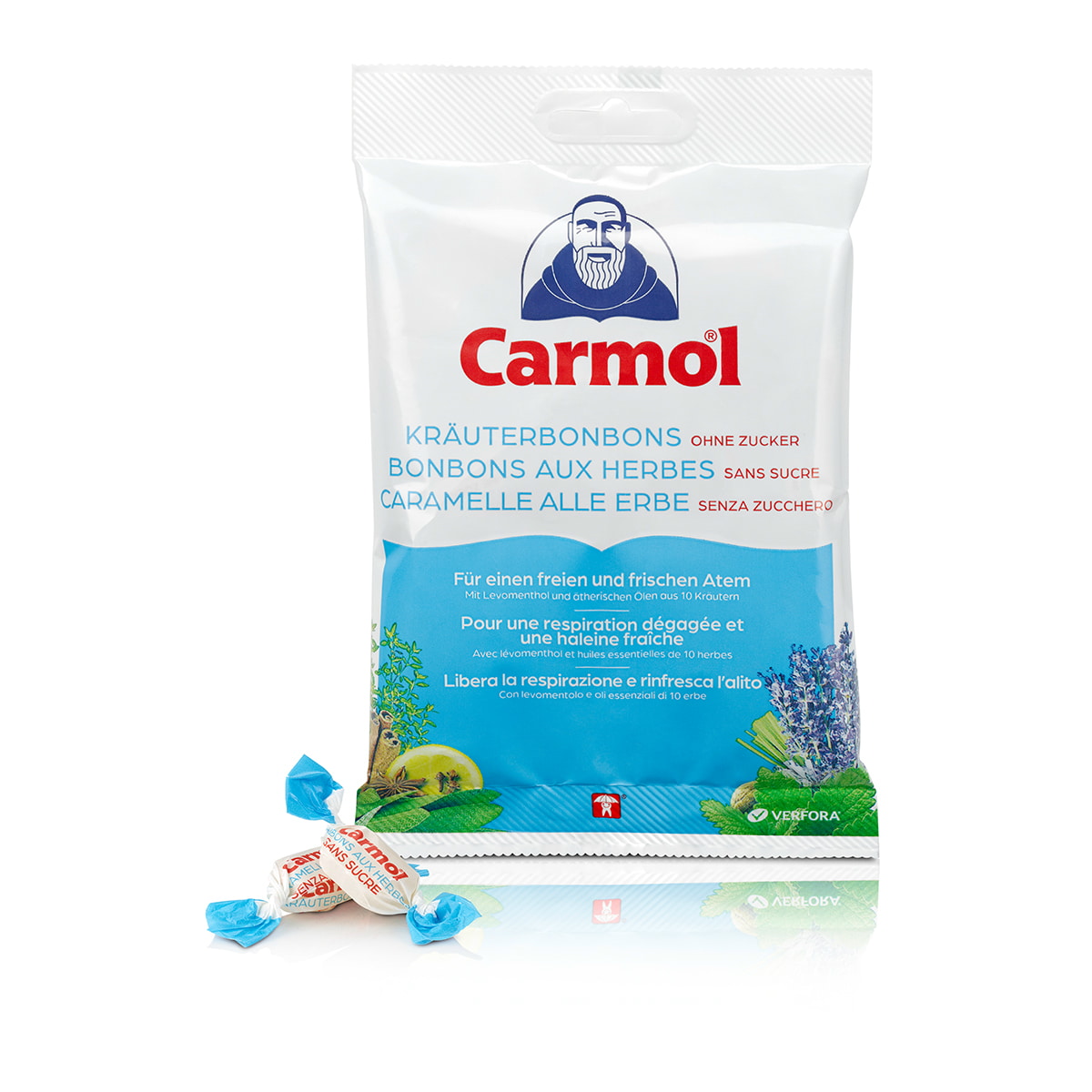 Caramelle alle erbe senza zucchero