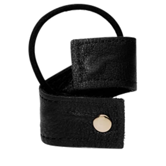 Leather Band Short Bendable Black