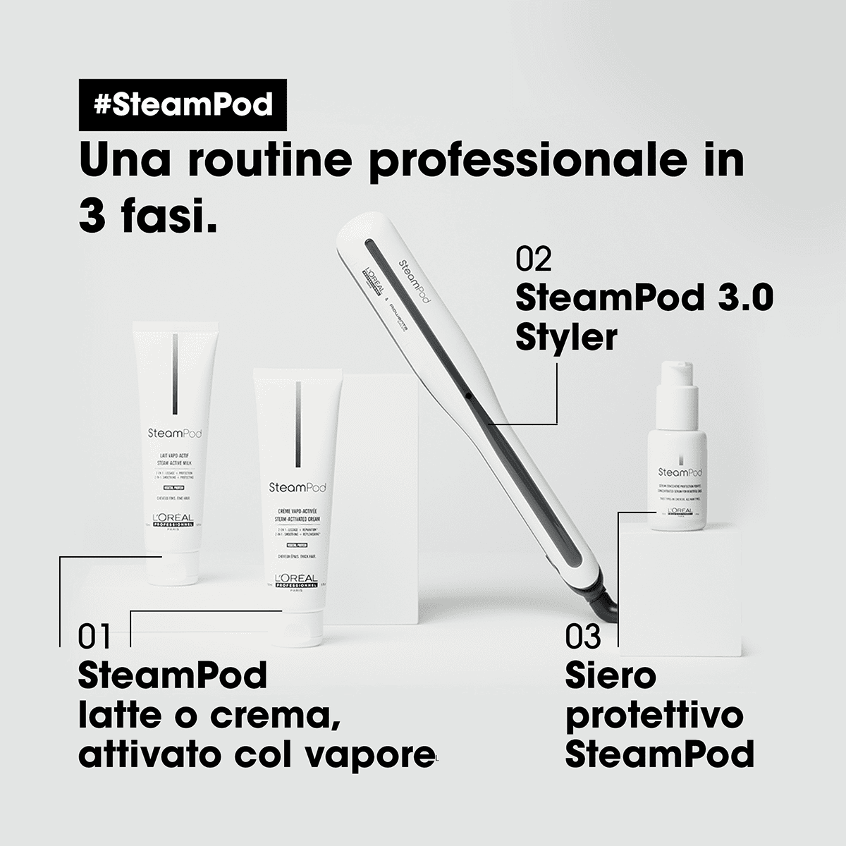 Steampod 3.0 Piastra a Vapore