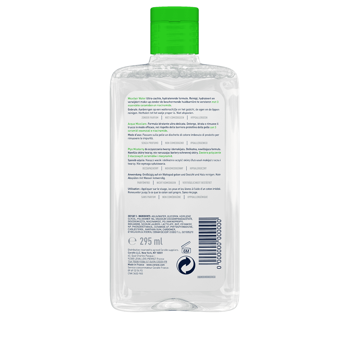 Eau nettoyante micellaire